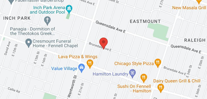 map of 253 EAST 22ND Street